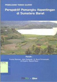 Perspektif Pemangku Kepentingan di Sumatera Barat