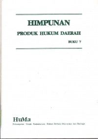 Himpunan Produk Hukum Daerah - Buku 7 : Lampung