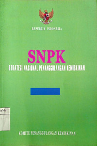 Strategi Nasional Penanggulangan Kemiskinan (SNPK)