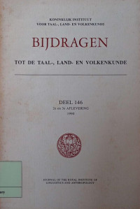 Bijdragen Tot De Taal-, Land-En Volkenkunde (BKI) : deel 146 2e en 3e aflevering