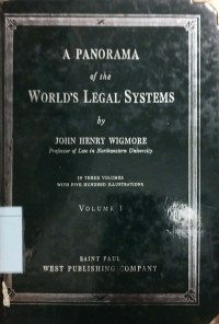 Image of A Panorama of The World's Legal System