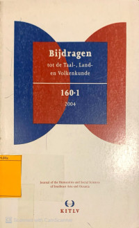 Bijdragen : tot de taal-, land- en volkenkunde 160.1