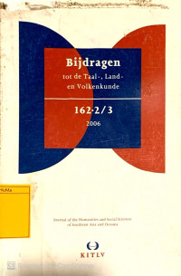 Bijdragen : tot de taal-, land- en volkenkunde 162.2/3