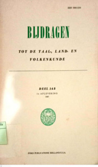 Bijdragen Tot De Taal-, Land-En Volkenkunde (BKI) : deel 151 1e aflering