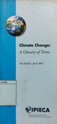 Climate Change : a glossary of therms