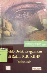 Image of Delik-delik Keagamaan Di Dalam RUU KUHP Indonesia