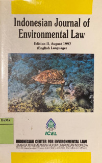 Indonesian Journal of Enviromental Law