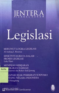 Jentera Jurnal Hukum : legislasi