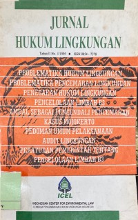 Jurnal Hukum Lingkungan