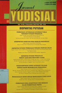 Jurnal Yudisial