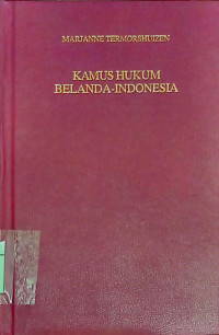 Kamus Hukum Belanda-Indonesia