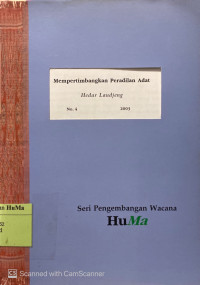 Image of Mempertimbangkan Peradilan Adat No. 4