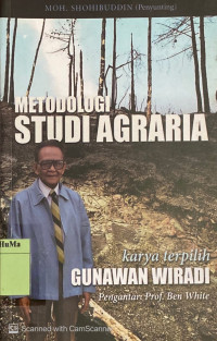 Image of Metodologi Studi Agraria : karya terpilih Gunawan Wiradi