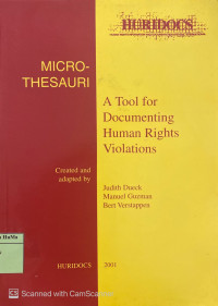 Micro-thesauri A Tool for Documenting Human Rights Violations