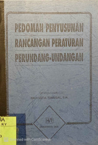 Pedoman Penyusunan Rancangan Peraturan Perundang-undangan