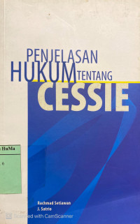 Penjelasan Hukum Tentang Cessie