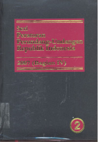 Seri Peraturan Perundang-Undangan Republik Indonesia : 2007 - Bagian 4.2